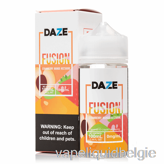 Vape België Aardbei Mango Nectarine - 7 Daze Fusion - 100ml 3mg